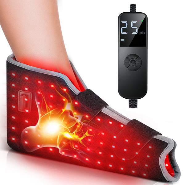 102 LEDs Red Light Therapy for Feet Ankle with Heat